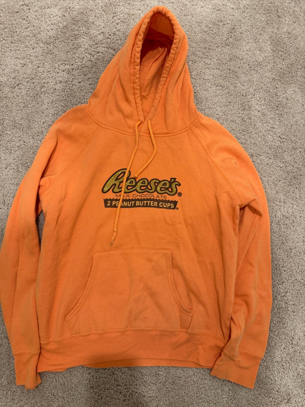 Self Esteem Orange Reese's Graphic Hoodie